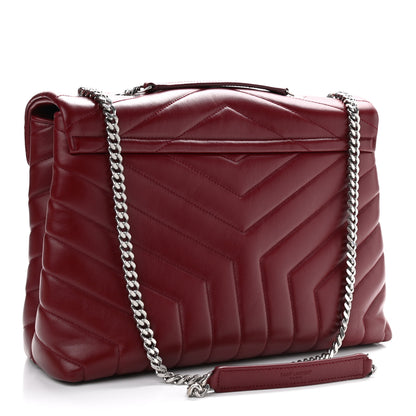 Saint Laurent Calfskin Y Quilted Monogram Medium Loulou Chain Satchel 3 of 11