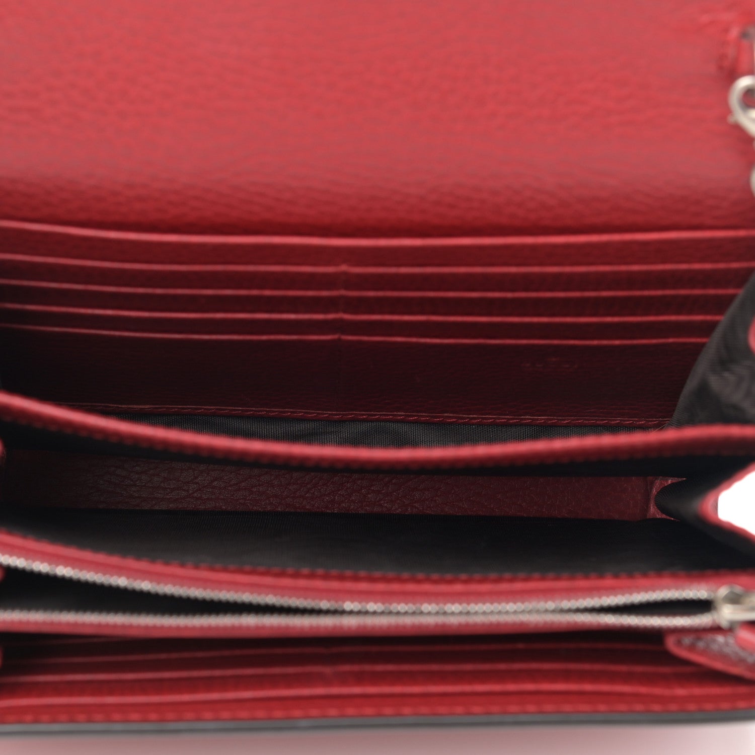 Gucci Calfskin Mini Dionysus Chain Wallet Hibiscus Red 5 of 10