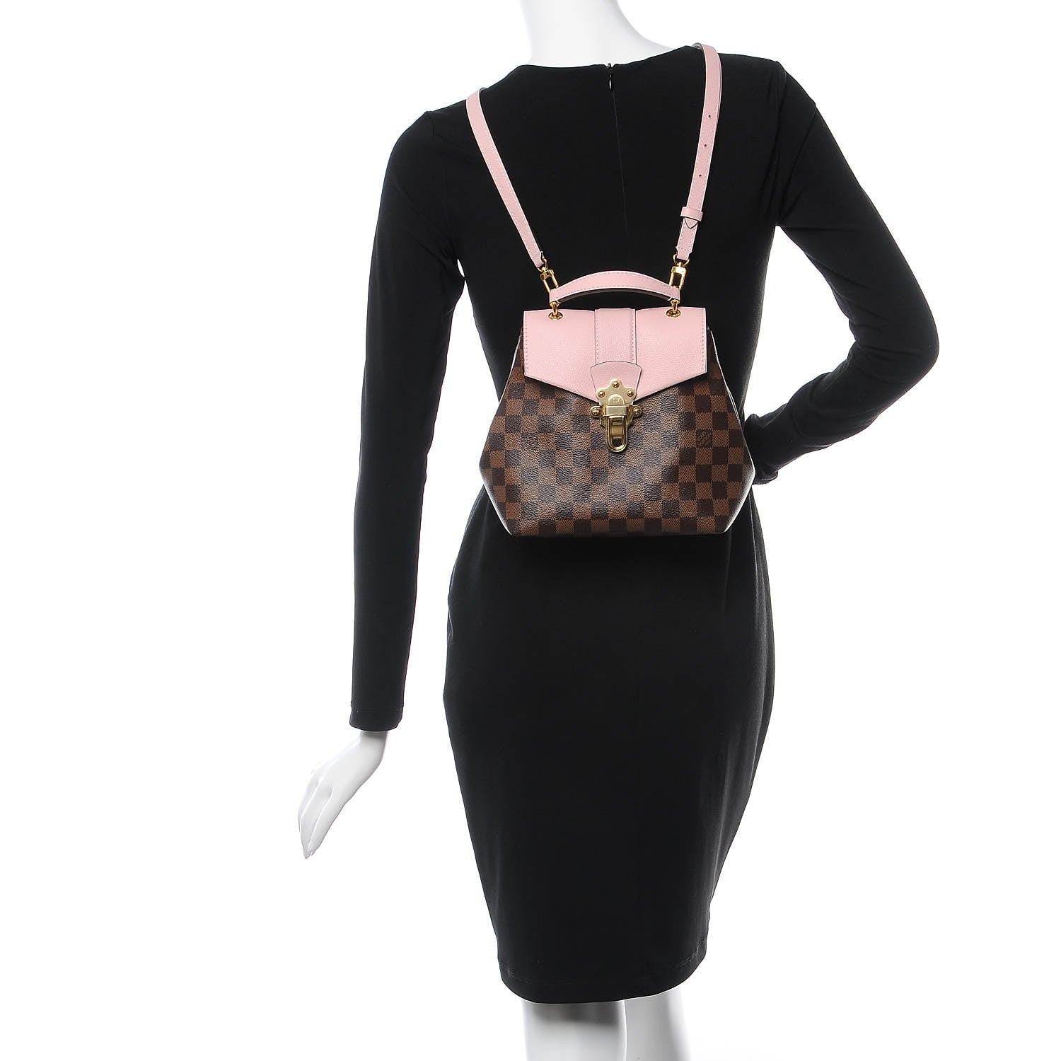 Louis Vuitton Damier Ebene Clapton Backpack Magnolia 2 of 7