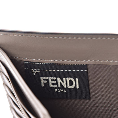 Fendi Vitello Liberty Century Lucido By The Way Medium Bi-Fold Wallet Tortora 7 of 9