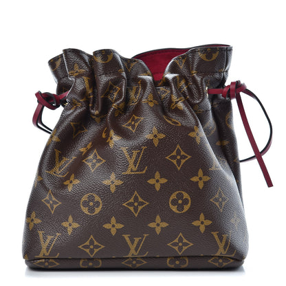 Louis Vuitton Monogram Pouch Noe Fuchsia 1 of 7