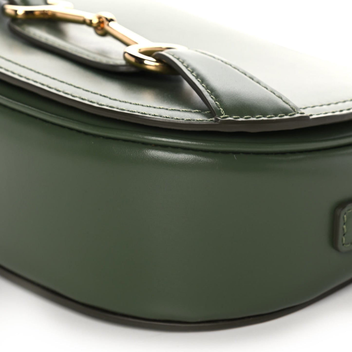 Natural Calfskin Small Crecy Bag Green
