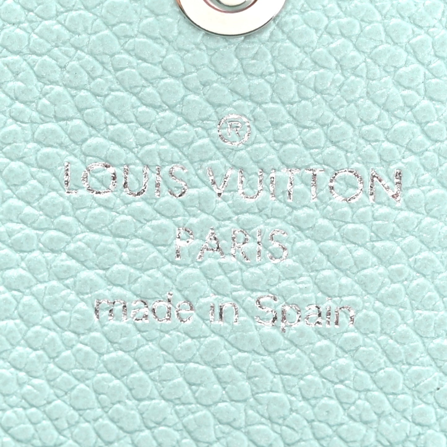 Empreinte Monogram Flower Sarah Wallet Pearly Lagoon Turquoise