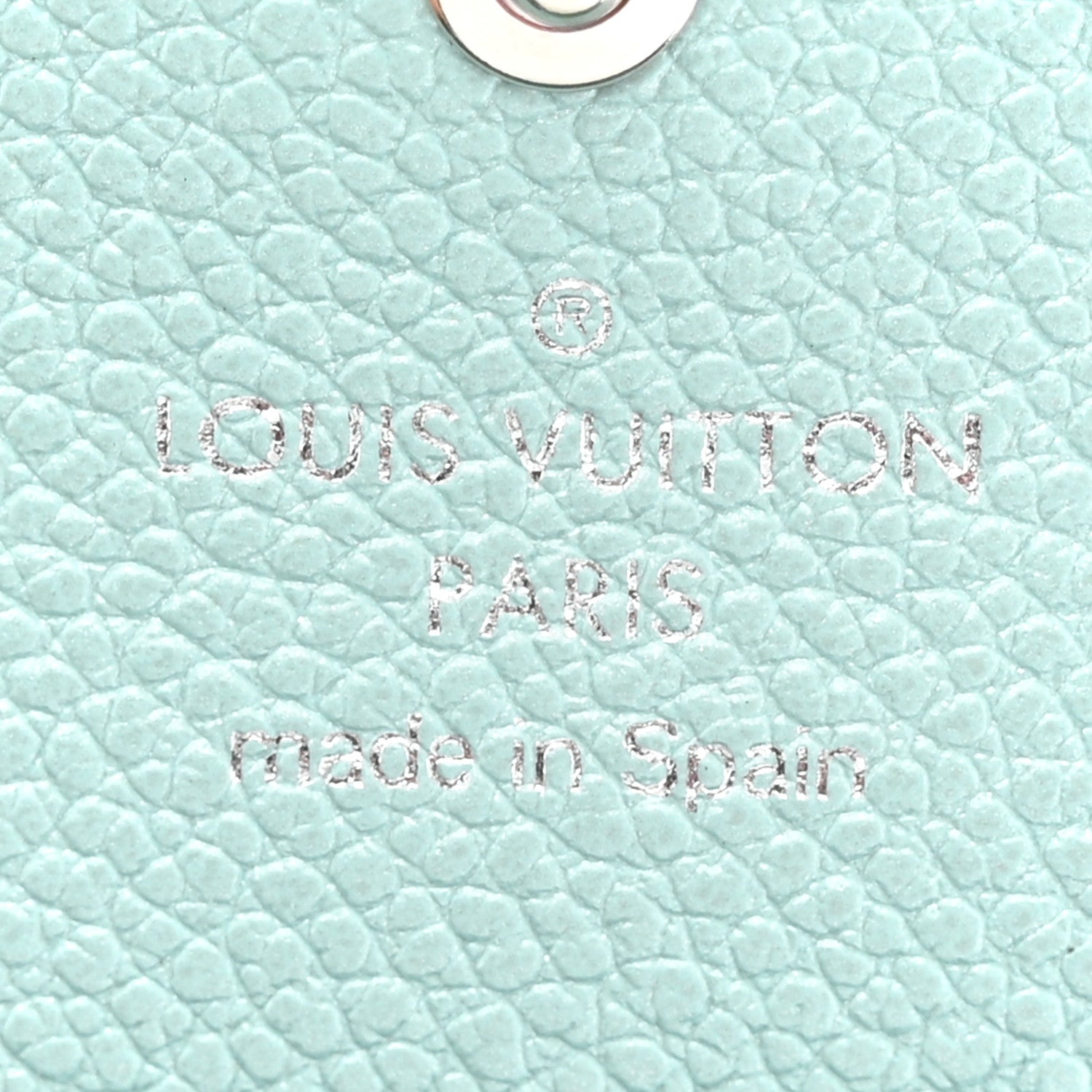 Louis Vuitton Empreinte Monogram Flower Sarah Wallet Pearly Lagoon Turquoise 6 of 7