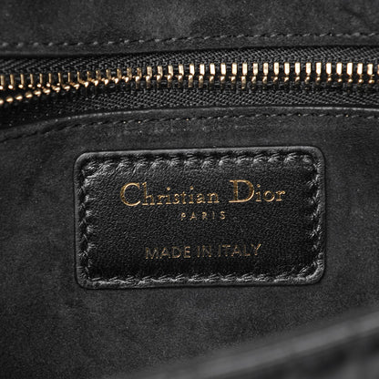 Christian Dior Lambskin Cannage Small Dioraddict Flap Bag Black 8 of 11