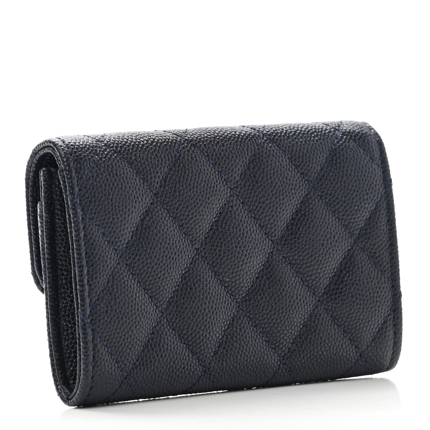 Chanel Caviar Quilted Flap Card Holder Wallet 3 of 8