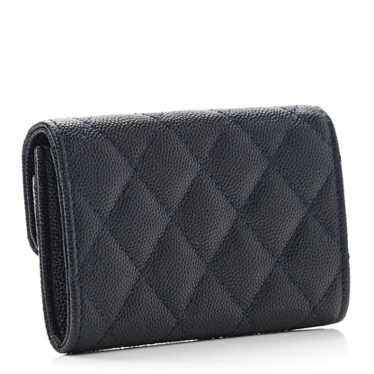 Chanel Caviar Quilted Flap Card Holder Wallet 3 of 8