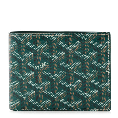 Goyard Goyardine Bi-Fold Victoire PM Wallet Green 1 of 7