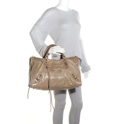 Balenciaga Chevre Classic Hardware Work Sandstone 2 of 11