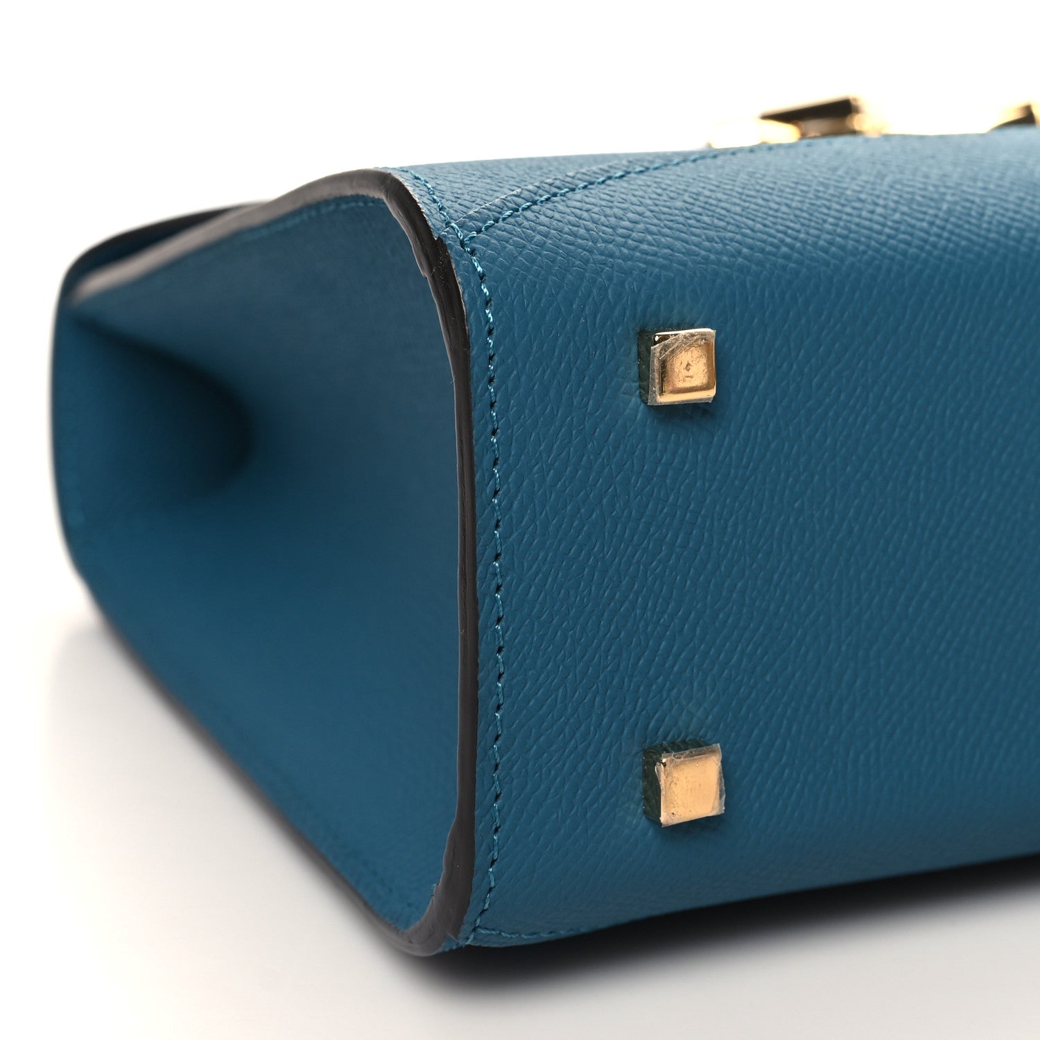 Moynat Carat Calfskin Gabrielle PM Prussian Blue 8 of 9