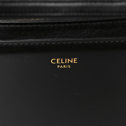 Celine Shiny Calfskin Medium Triomphe Black 6 of 9