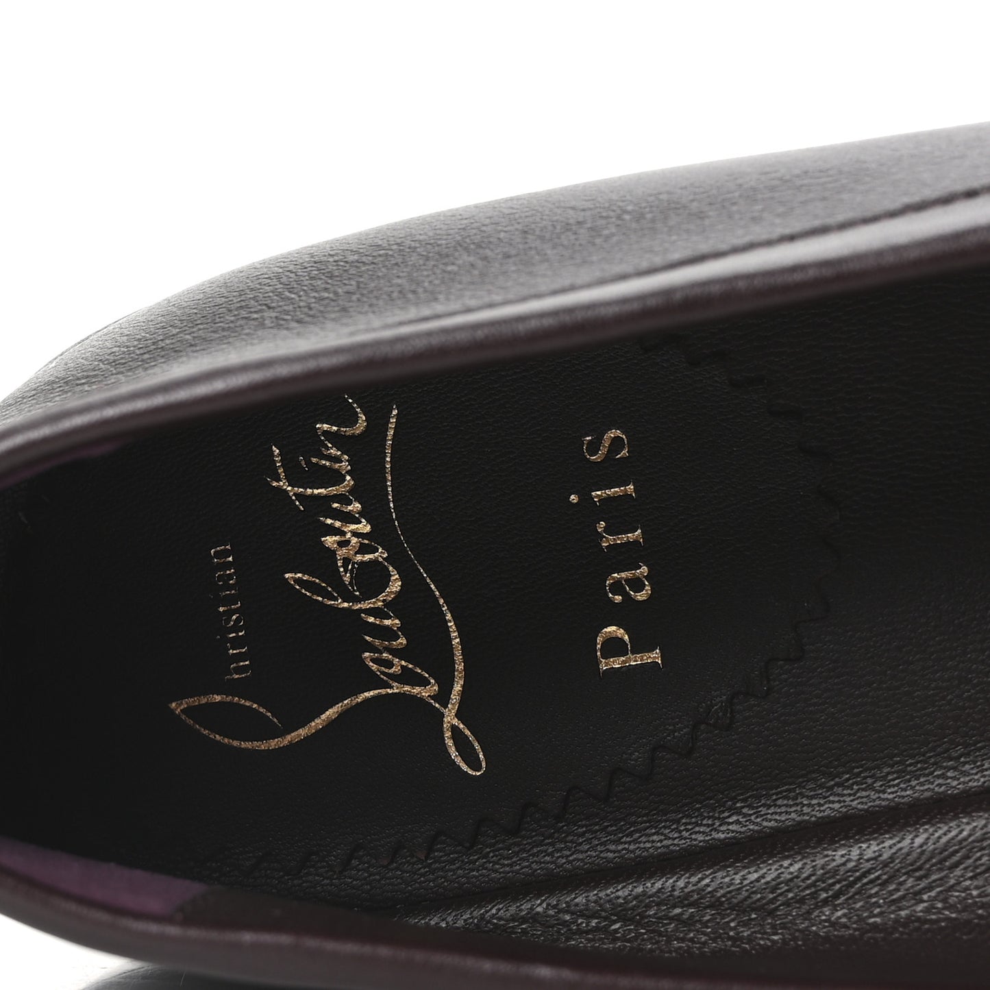 Calf Glove MJ Mock Womens Flat 39 Merlot