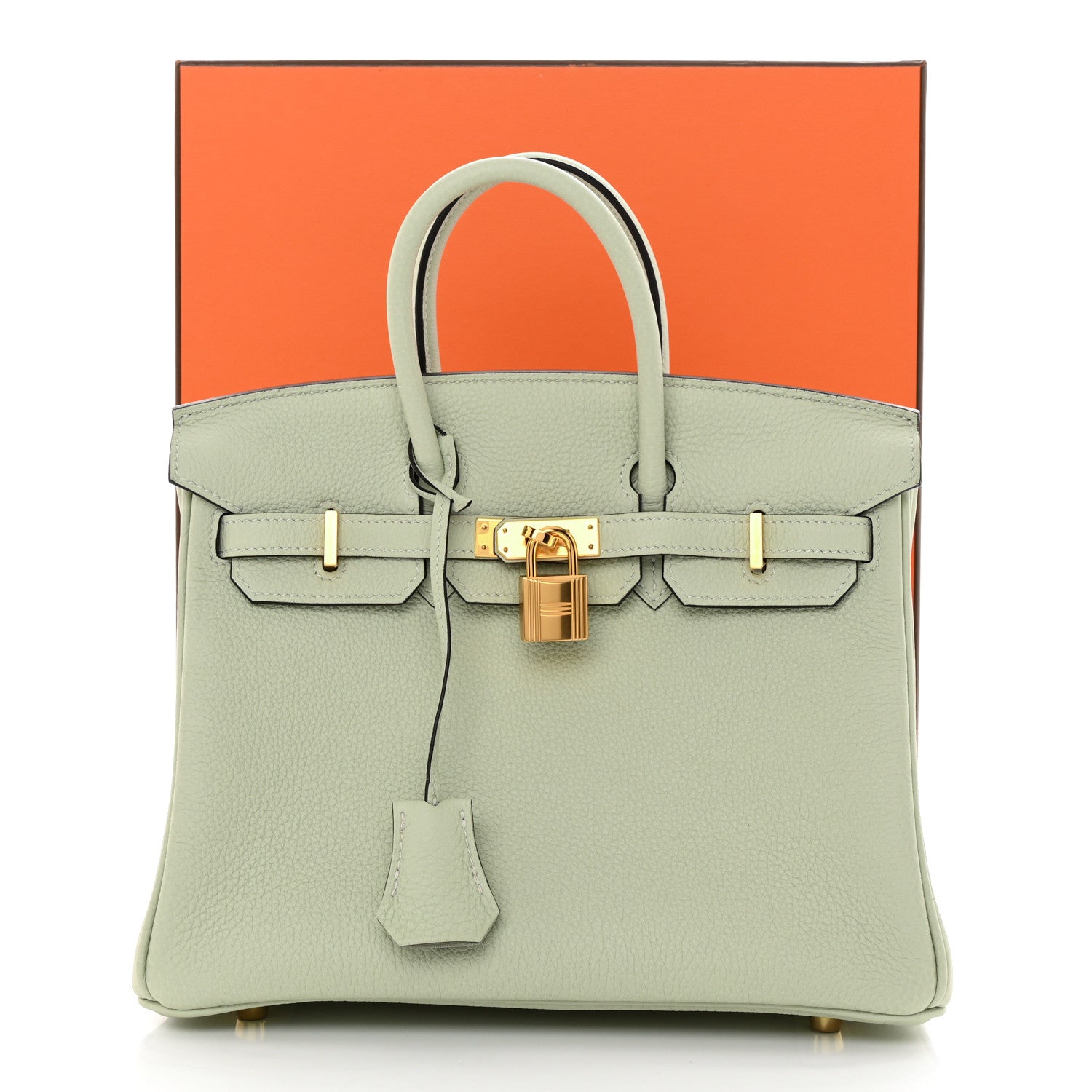 Hermes Togo Birkin 25 Gris Neve 15 of 15