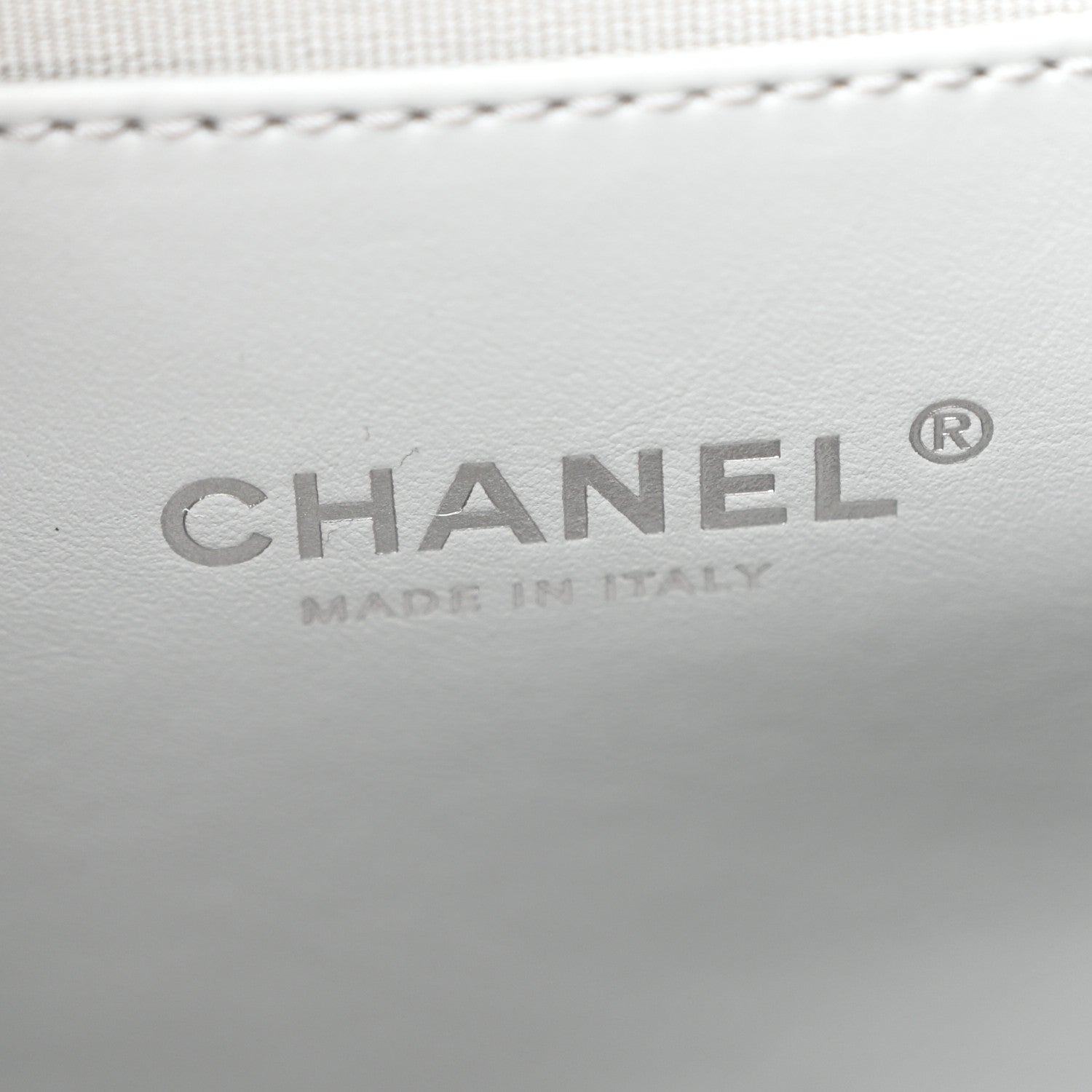 Chanel Shaded Caviar Quilted Lacquered CC My Everything Drawstring Backpack Dark Grey Light Grey 6 of 11