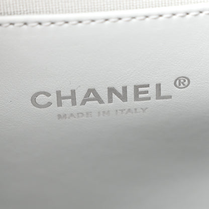 Chanel Shaded Caviar Quilted Lacquered CC My Everything Drawstring Backpack Dark Grey Light Grey 6 of 11