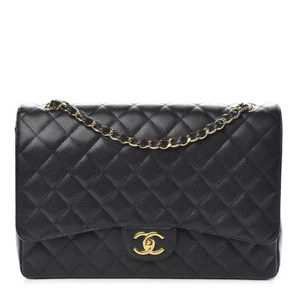 Chanel Caviar Quilted Maxi Double Flap Black 1 of 11