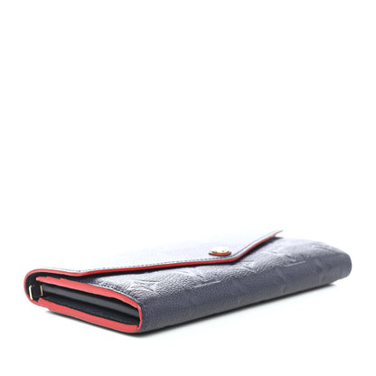 Louis Vuitton Empreinte Sarah Wallet NM Marine Rouge 3 of 4