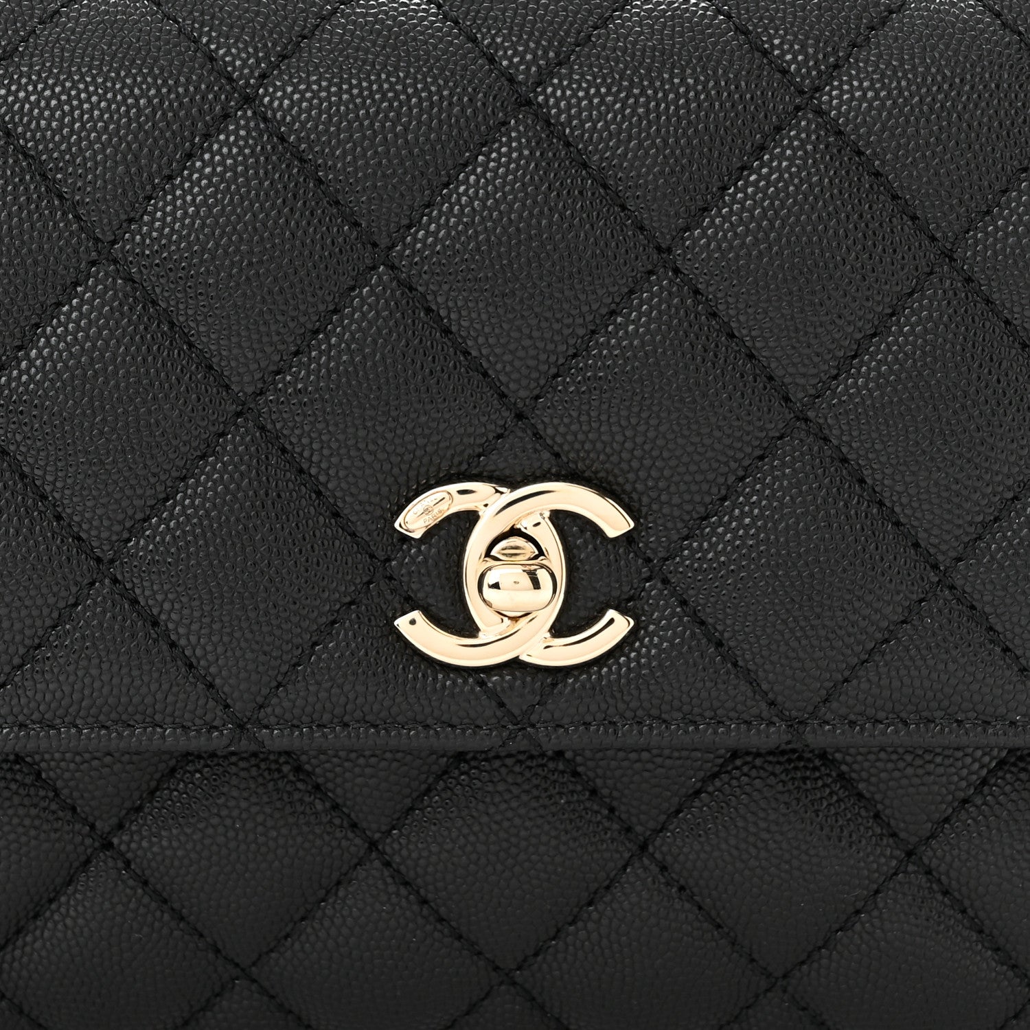 Chanel Caviar Quilted Mini Coco Handle Flap Black 8 of 10