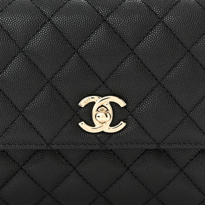 Chanel Caviar Quilted Mini Coco Handle Flap Black 8 of 10