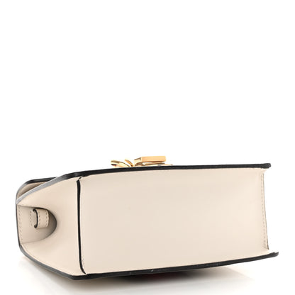 Gucci Calfskin Mini Sylvie Top Handle Bag White 4 of 10