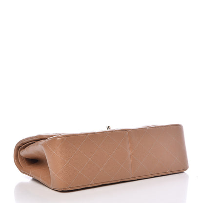 Chanel Caviar Quilted Jumbo Double Flap Beige 4 of 20