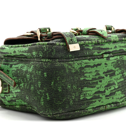 Mulberry Lizard Print Camera Bag Grass Green 8 of 9
