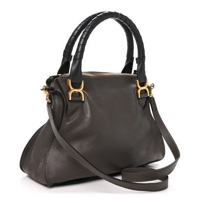 Chloe Calfskin Medium Marcie Satchel Anchor Grey 2 of 8