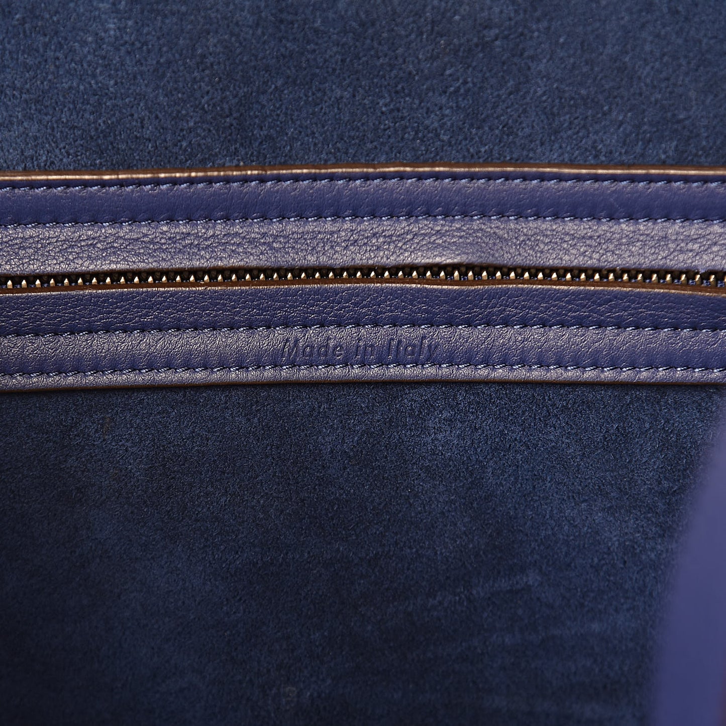 Supple Calfskin Medium Phantom Luggage Indigo