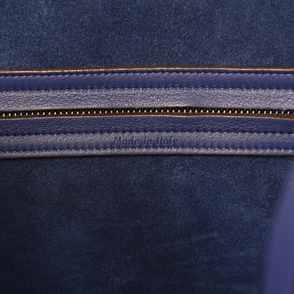 Celine Supple Calfskin Medium Phantom Luggage Indigo 6 of 12