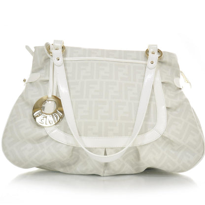 Fendi Zucca Spalmati Large Chef Shopper Tote White 1 of 10
