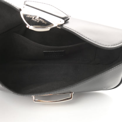 Louis Vuitton Epi Montaigne Clutch Black 5 of 10