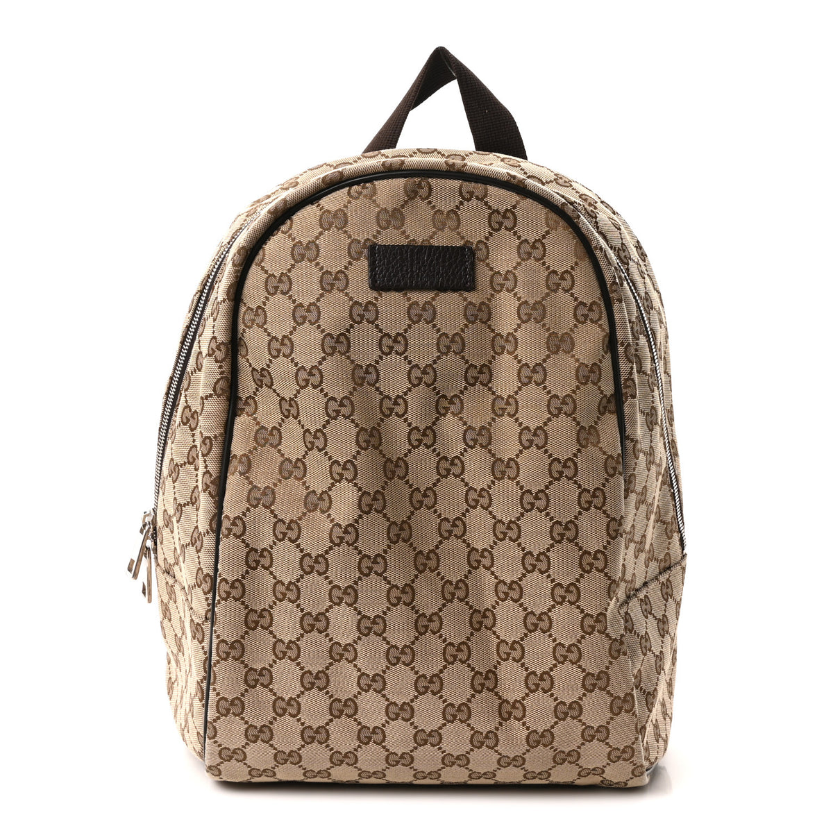 Gucci Monogram Travel Backpack Dark Brown 1 of 10