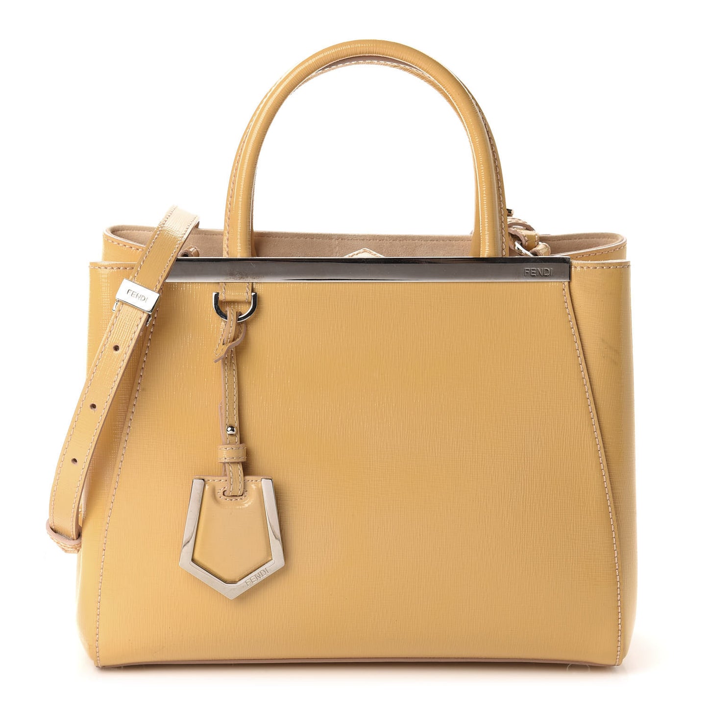 Vitello Vernice Camoscio Petite 2Jours Tote Make Up