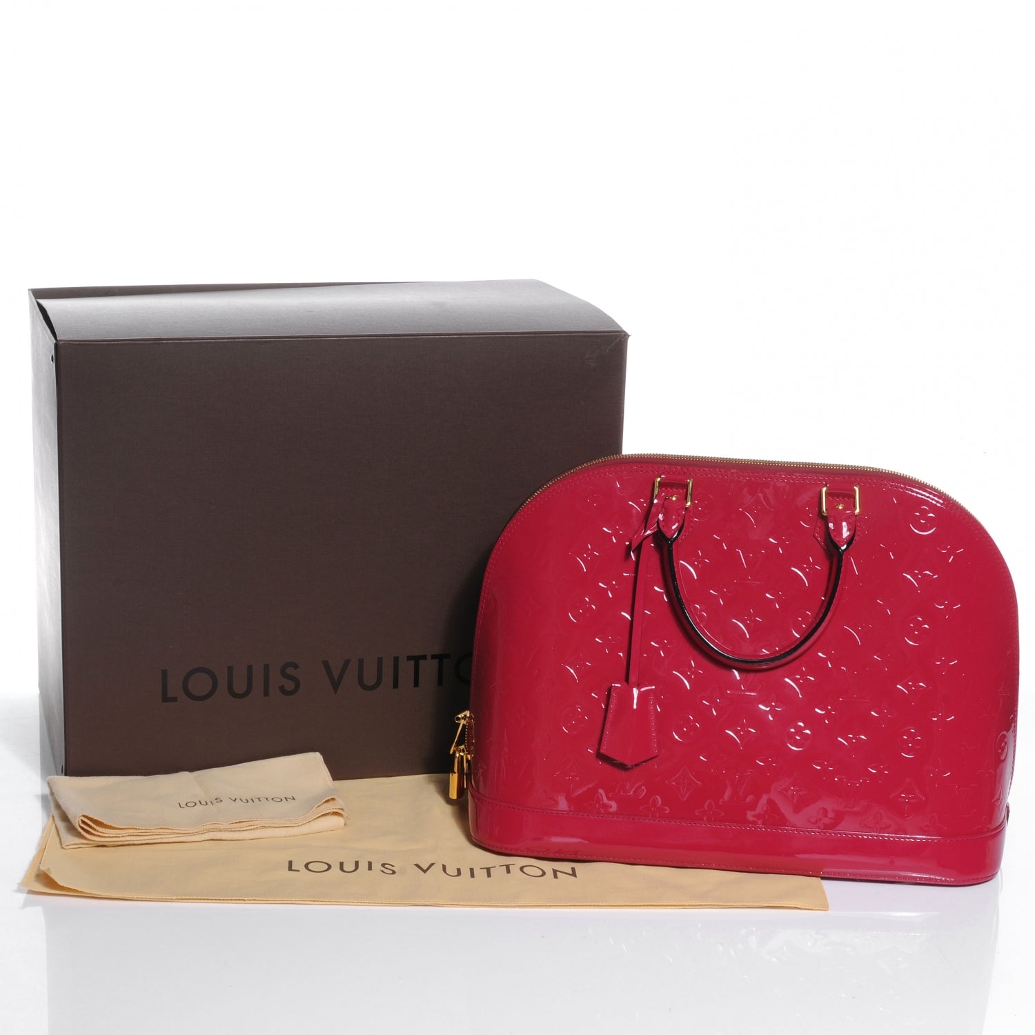 Louis Vuitton Vernis Alma GM Rose Indien 5 of 8