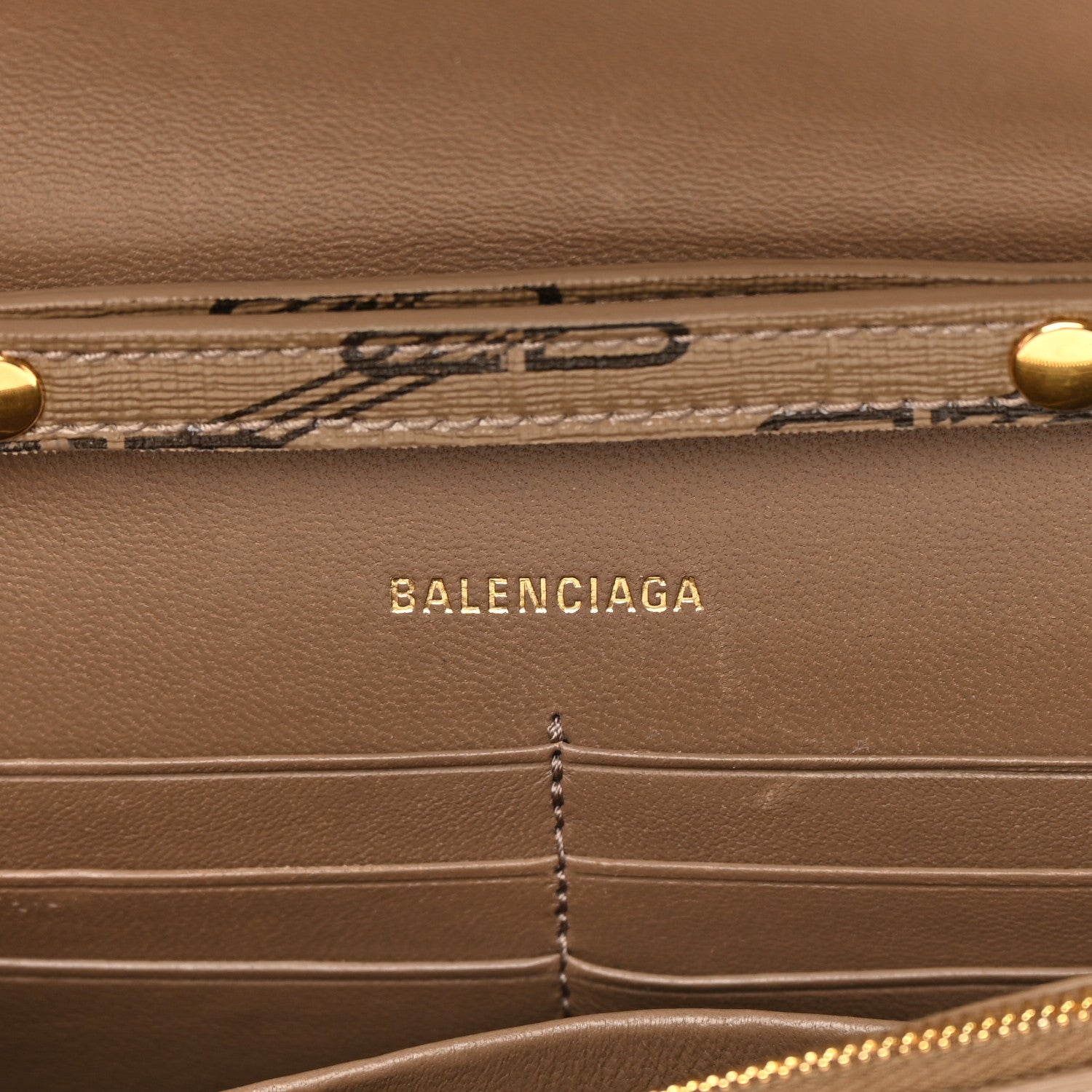 Balenciaga Coated Canvas BB Monogram Hourglass Chain Bag Beige Brown 6 of 12