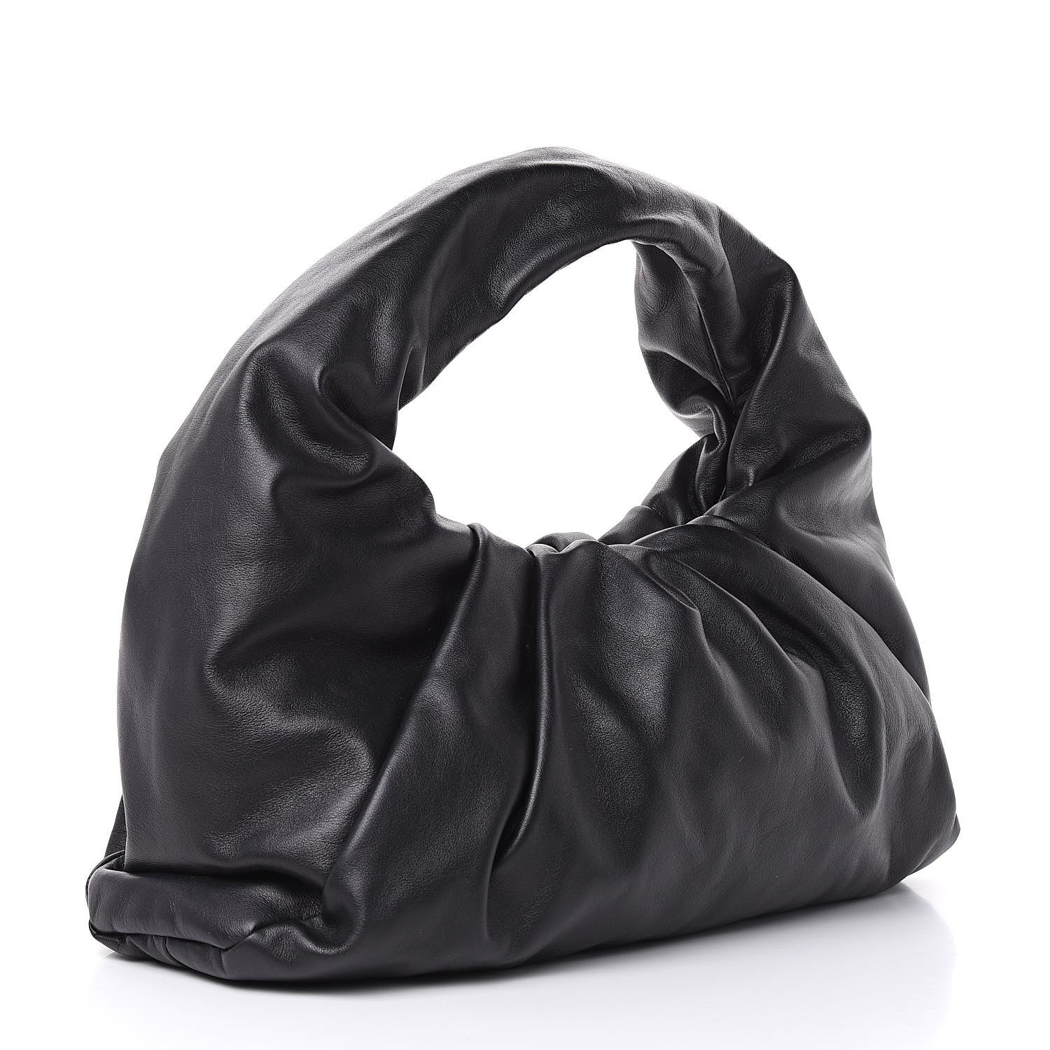 Bottega Veneta Smooth Butter Calfskin Small The Shoulder Pouch Black 3 of 10