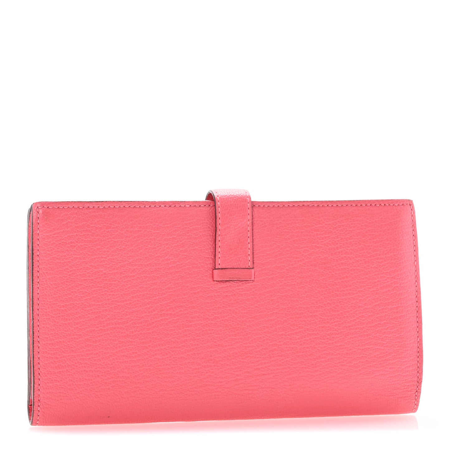 Chevre Mysore Bearn Gusset Wallet Rose Lipstick