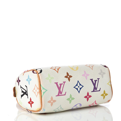 Louis Vuitton Monogram Multicolor Mini Sac HL Speedy White 4 of 11
