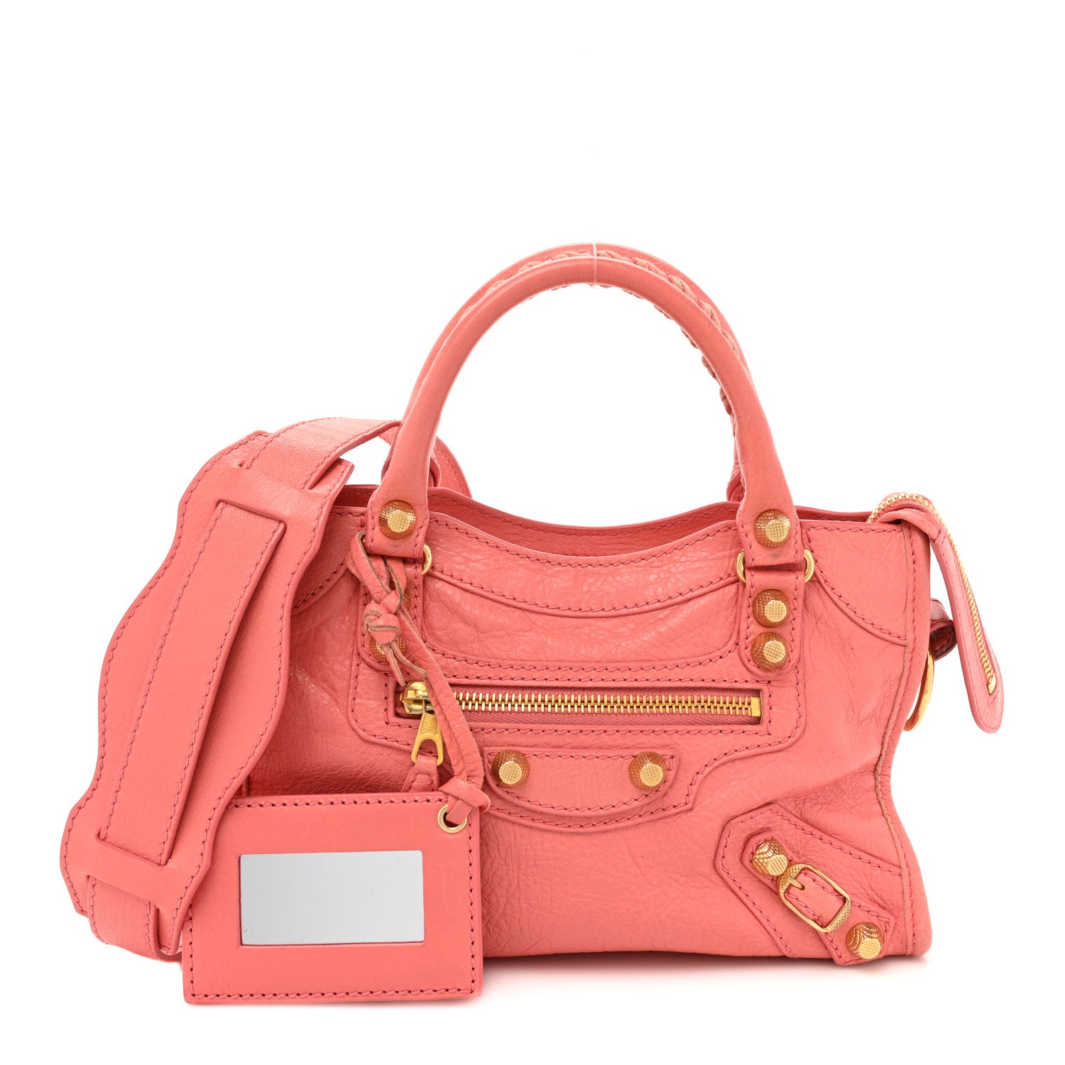 Balenciaga Agneau Giant 12 Gold Hardware Mini City Rose Azalee Rose Jaipur 1 of 16