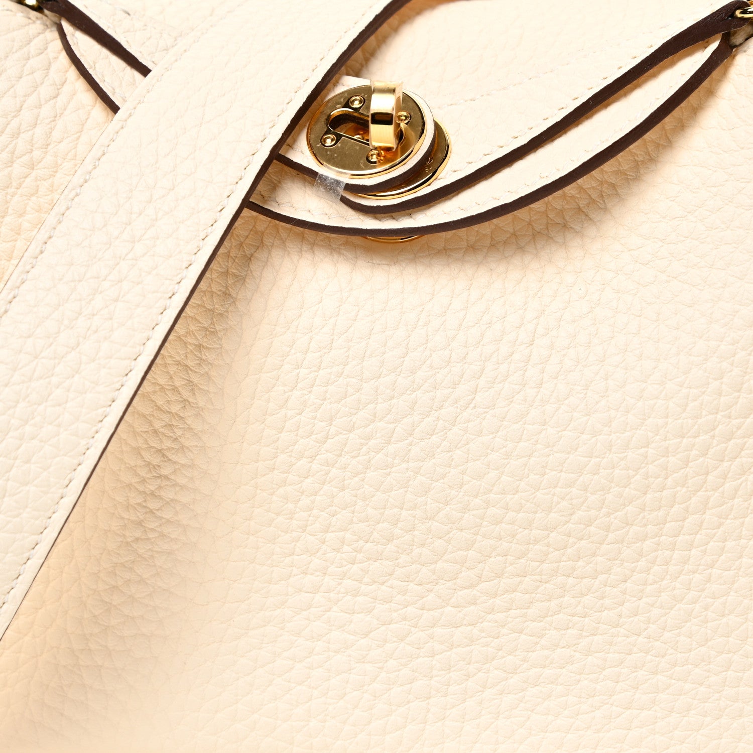 Hermes Taurillon Clemence Mini Lindy 20 Nata 6 of 12
