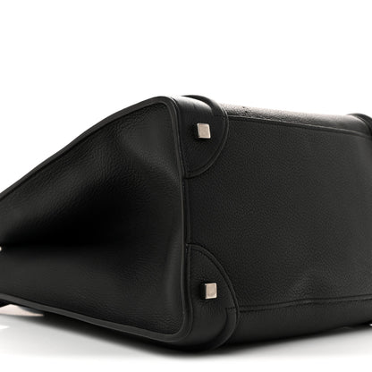 Celine Drummed Calfskin Mini Luggage Black 9 of 14