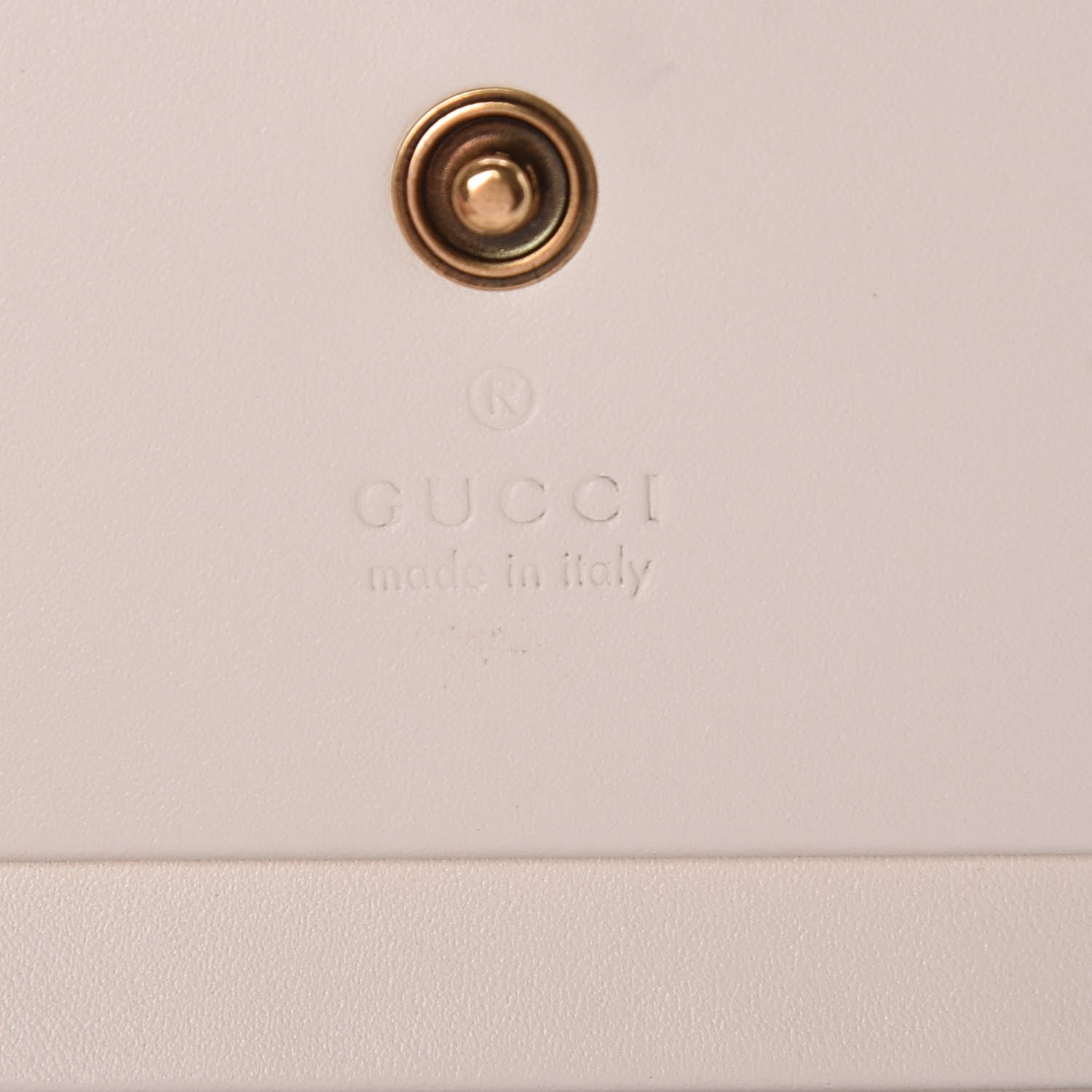 Gucci Guccissima Cherries Card Case Wallet White 7 of 9