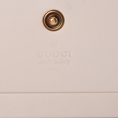 Gucci Guccissima Cherries Card Case Wallet White 7 of 9