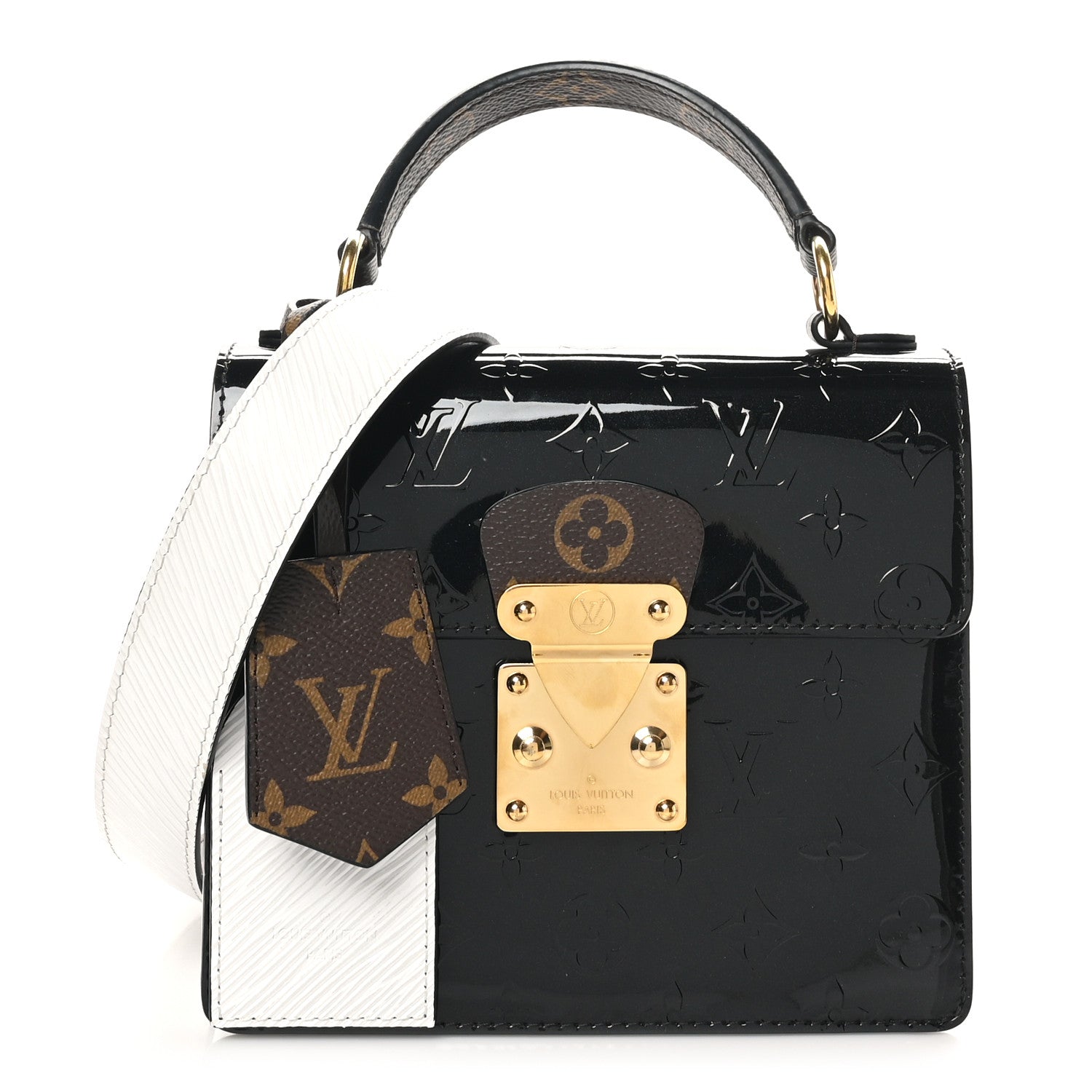 Louis Vuitton Vernis Epi Monogram Spring Street Black 1 of 9