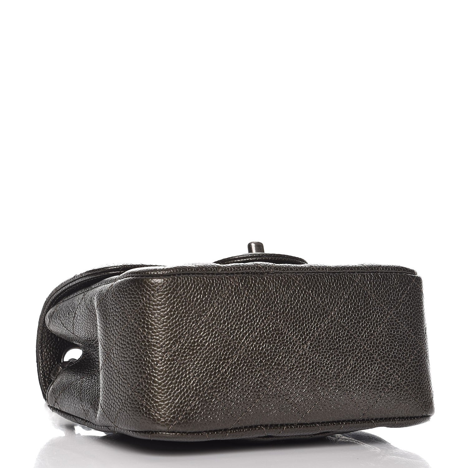 Chanel Caviar Quilted Mini Square Flap Dark Charcoal 4 of 7