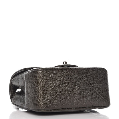 Chanel Caviar Quilted Mini Square Flap Dark Charcoal 4 of 7