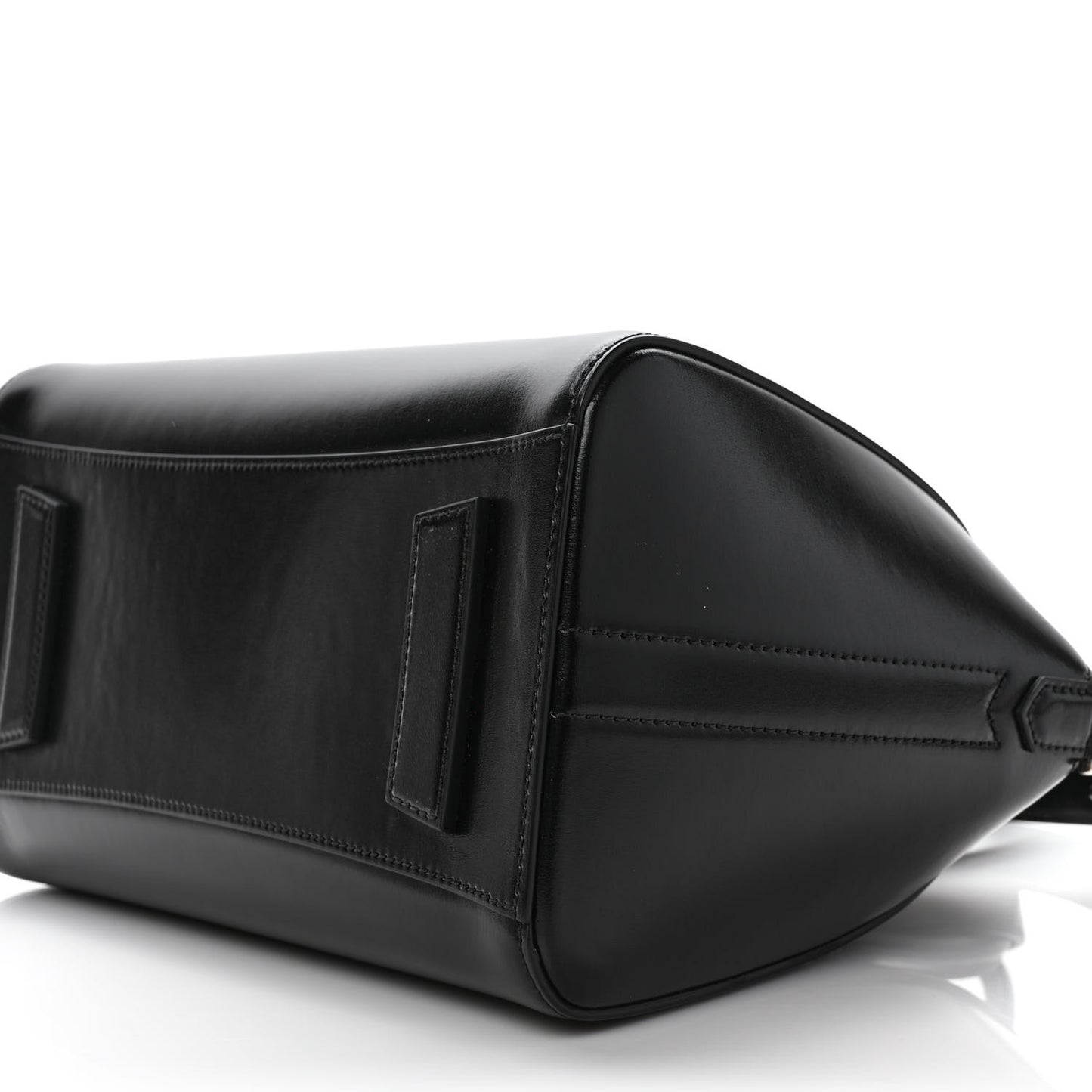 Shiny Lord Calfskin Small Antigona Black