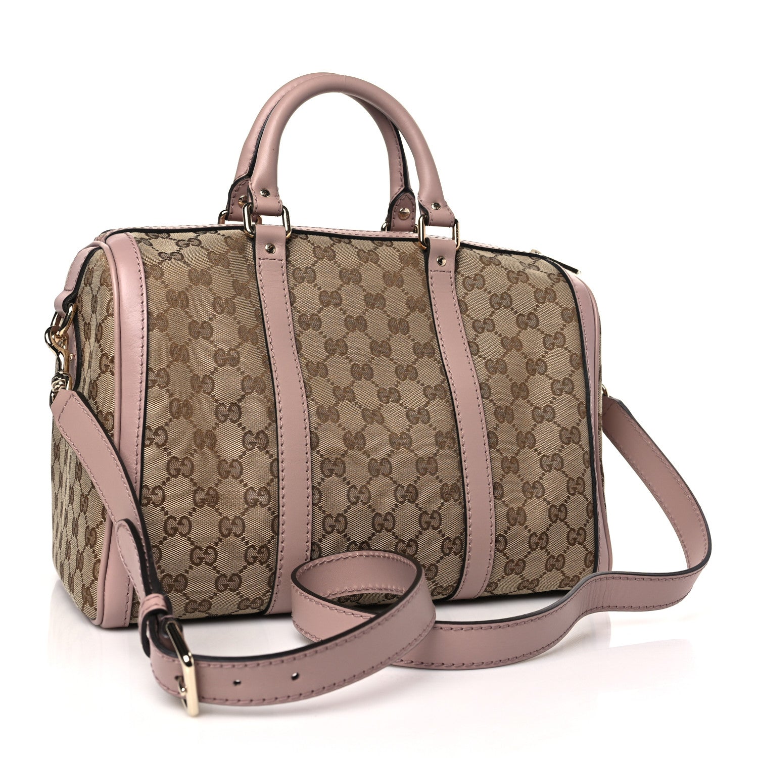 Gucci Monogram Medium Joy Boston Light Pink 3 of 9