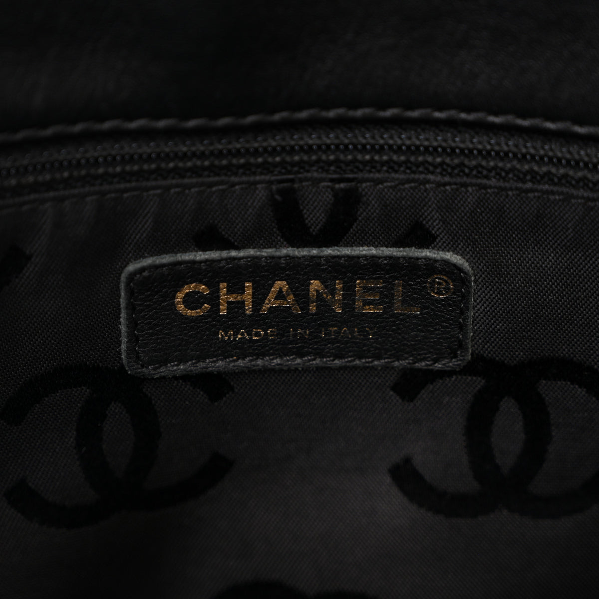 Chanel Calfskin Wild Stitch Medium Tote Black 6 of 10