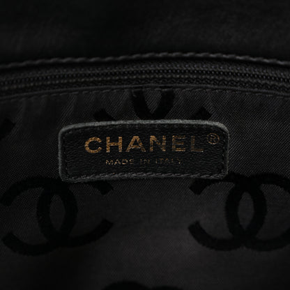 Chanel Calfskin Wild Stitch Medium Tote Black 6 of 10